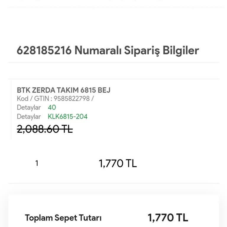 Mkolbutik (Instagram) Gelmeyen Ürün Hakkında