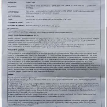 Arçelik Tüketici Hakem Heyeti Kararını Takmıyor