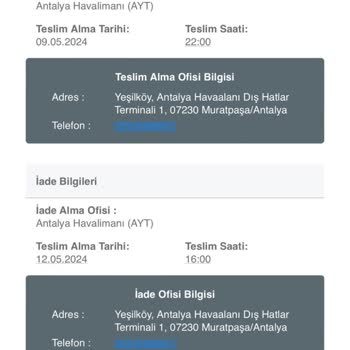 Obilet Araç Kiralama Seyahat Günümüzde Aracı İptal Etti
