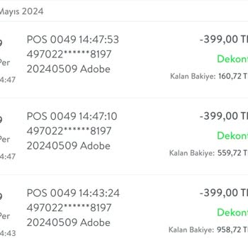 Adobe Hesaptan Para Çekme