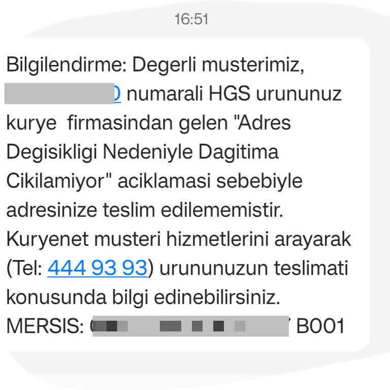 Kuryenet Teslimat Sorumsuzluğu... Kuryenet Teslimat Sorumsuzluğu
