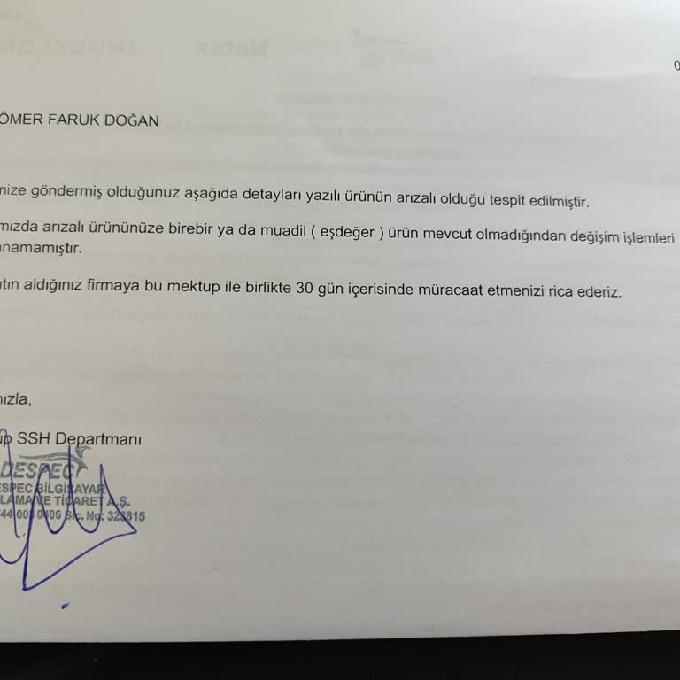 Amazon Türkiye'nin Beni Mağdur Etmesi