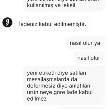 Gardrops'ta Yeni Etiketli Olarak Ürün Lekeli Kullanılmış Çıktı
