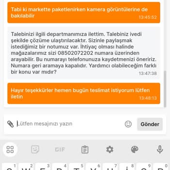 Ciddiyetsiz Migros Sanal Market