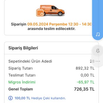 Ciddiyetsiz Migros Sanal Market