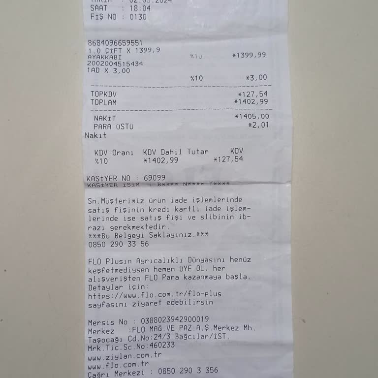 FLO Ayakkabı Ayağımı Vuran Ayakkabı Değişime Alınmadı