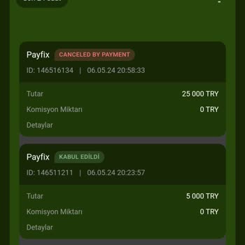 Betriyal Sitesi Parayı Ödemedi