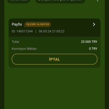 Betriyal Sitesi Parayı Ödemedi