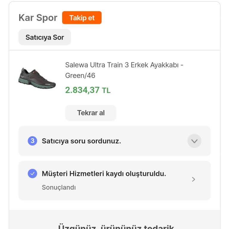 Hepsiburada Ve Kar Spor Bizi Mağdur Etti
