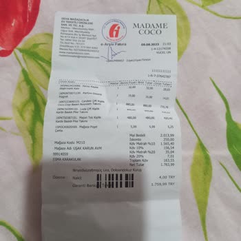 Madame Coco Dikiş Atması Sorunu