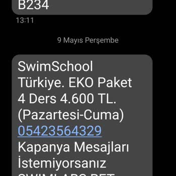 Swimlabs Swim School Swim Lab İzinsiz Mesaj