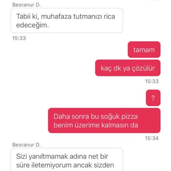 Yemeksepeti Yanlış Pizza Gönderimi