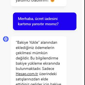 Hesap.com.tr Ücret İadesi Yapılamayacağı Yalanı