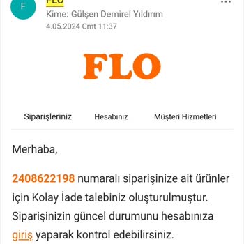 FLO Ayakkabı Kullanılan Ürünü Satıp Ürünü İade Almayan Firma