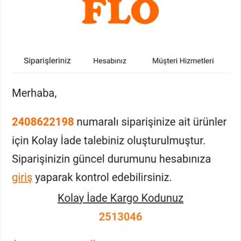 FLO Ayakkabı Kullanılan Ürünü Satıp Ürünü İade Almayan Firma