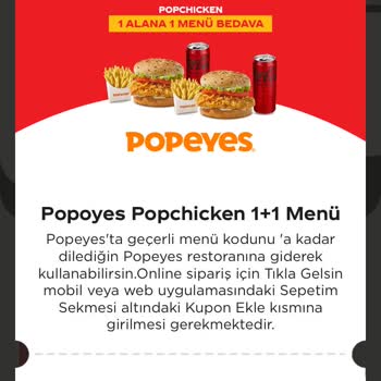 Popeyes'ten Şikayetçiyim Ben