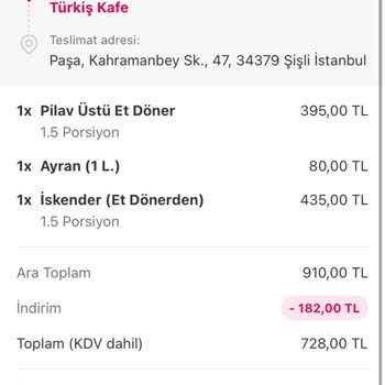 Yemek Sepeti Ücret İade Edilmedi