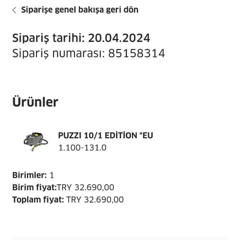 Karcher.com Ürün Göndermiyor