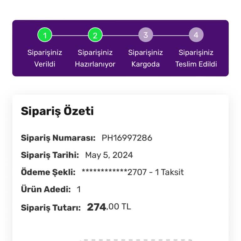 Gratis Ürünüm 4 Gündür Kargolanmıyor