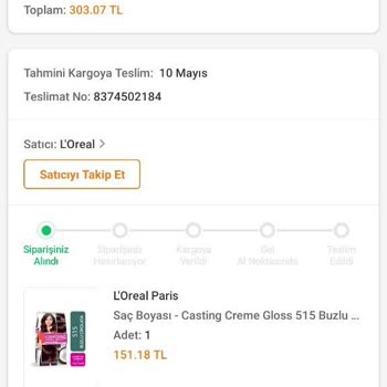 Loreal Daha Hazırlanmayan Siparişi İptal Etmiyor Zorla Kargoya Veriyor