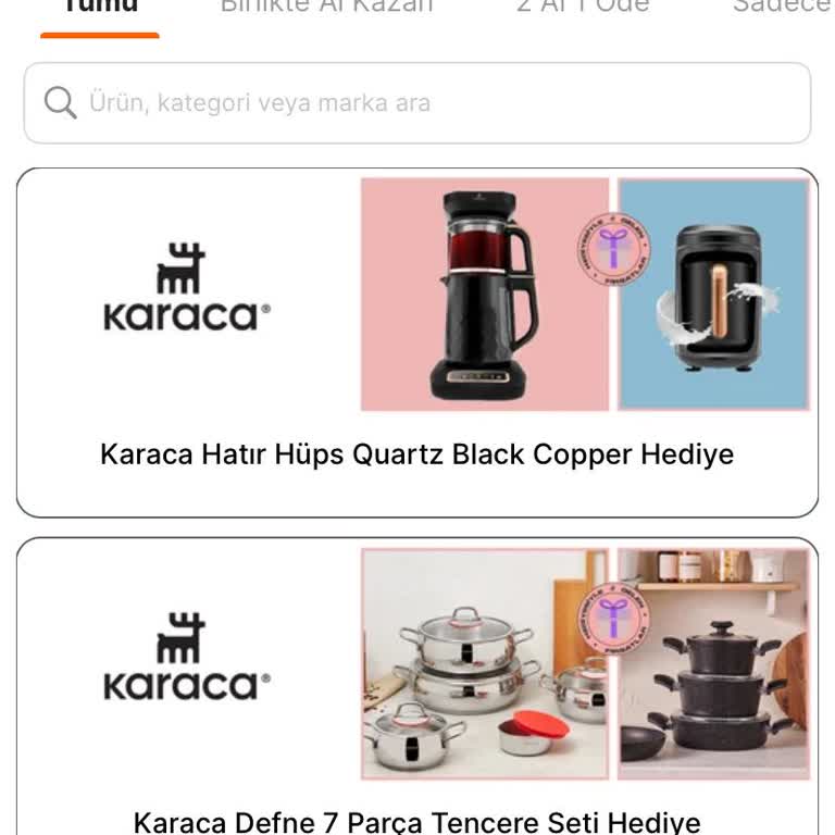 Hepsiburada Hediye Kahve Makinesi