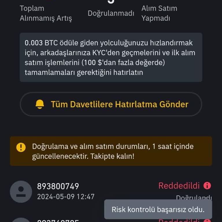 Binance Lite Referans Etkinliği
