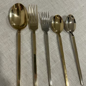 Boshqap Gold Kaşık Çatal Takımımın Rengi Atıyor