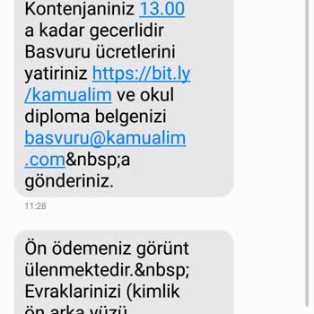 Basvuru@kamualim.com Den Şikayetçiyim