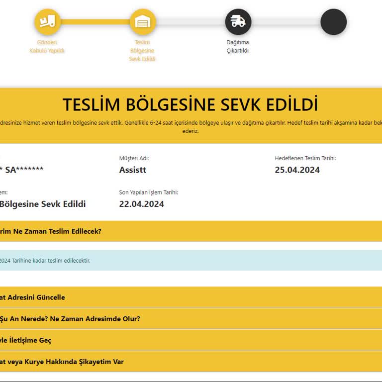 AGT Kurye 1 Aydır Teslimat Yapmıyor