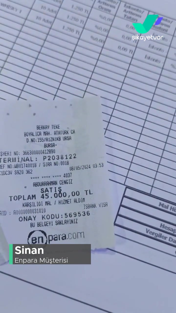 Enpara Posumdaki Hesaba Bloke Koyuldu videonun kapak resmi