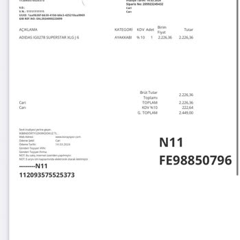 N11 Ve Koray Spor Adidas Superstar Mağduriyetim