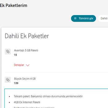 Vodafone Hatalı Ek Servis Ücreti Ve İptali