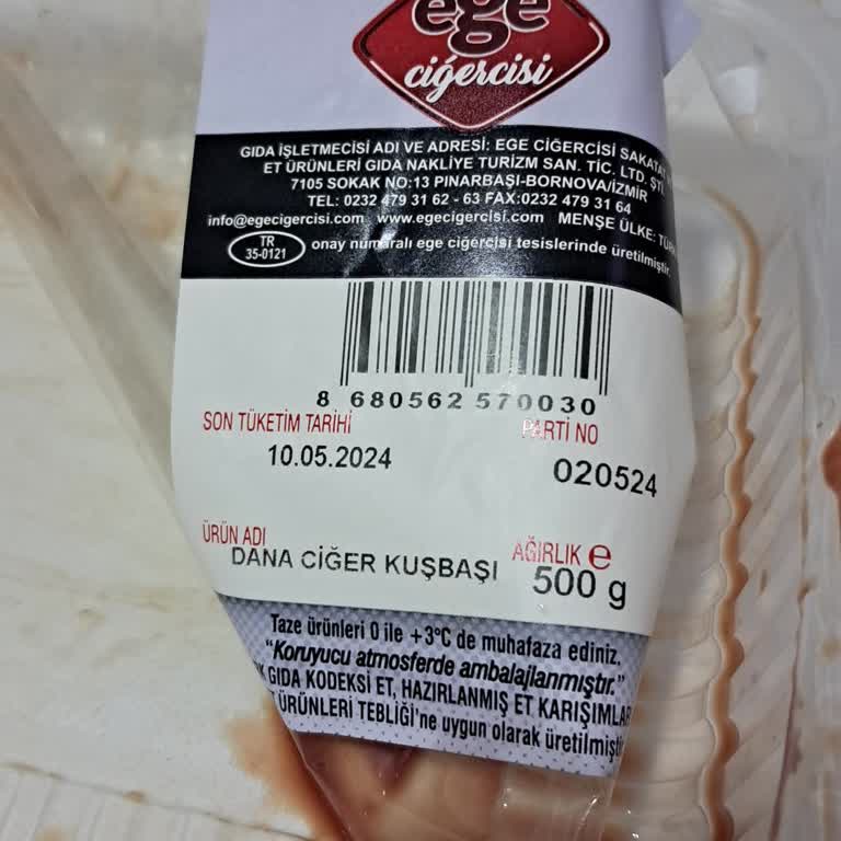 Metro Grossmarket Ciğerin Tadı Ekşi.