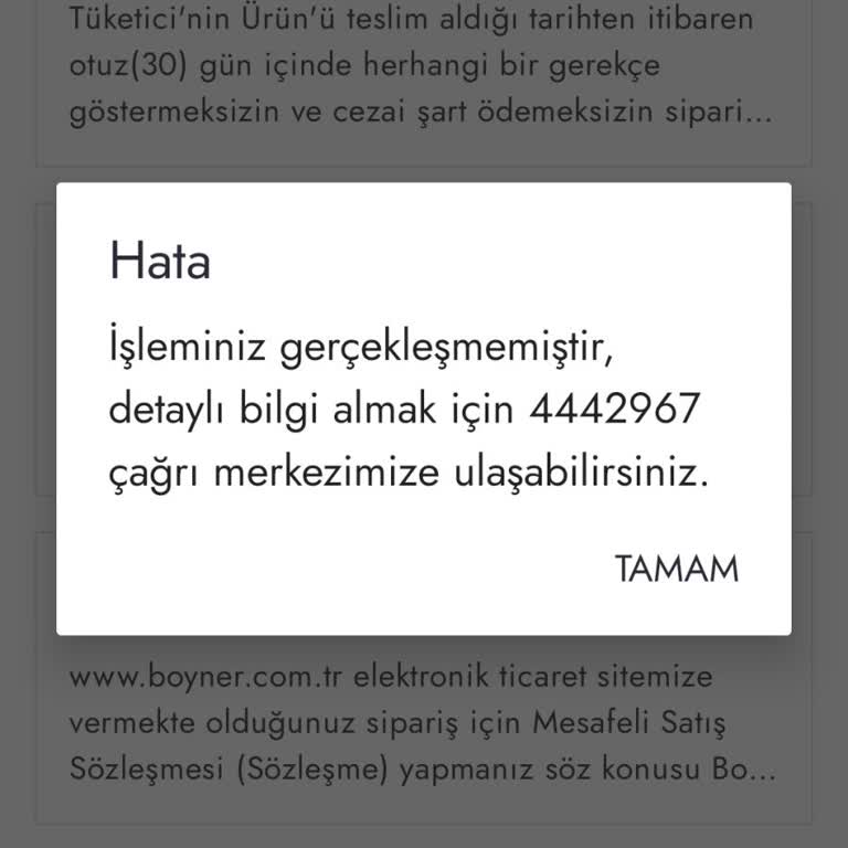 Boyner İade Yüzünden Müşteri Engelleme