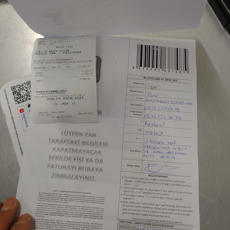 A101 Siz Gelip Bu Ürünün İadesini Alacaksınız