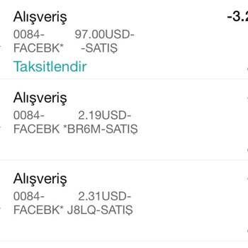 Facebook Garanti Hesabımdan Bilgim Dahilinde Olmadan Para Çekmiş!