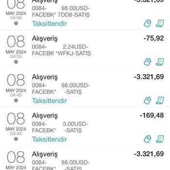 Facebook Garanti Hesabımdan Bilgim Dahilinde Olmadan Para Çekmiş!