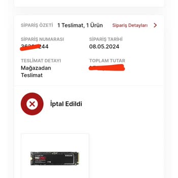 Media Markt Bilgi Dışı Sipariş İptal Etmesi Ve Çözüm Merkezi Kısırlığı