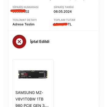 Media Markt Bilgi Dışı Sipariş İptal Etmesi Ve Çözüm Merkezi Kısırlığı