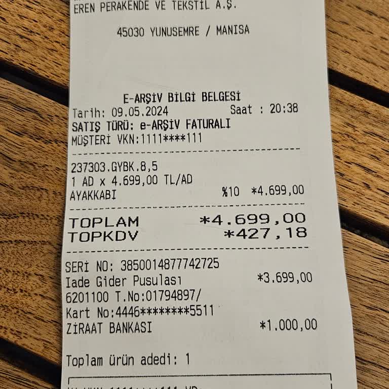 SuperStep Ayakkabı Değişim Farkı Alınması