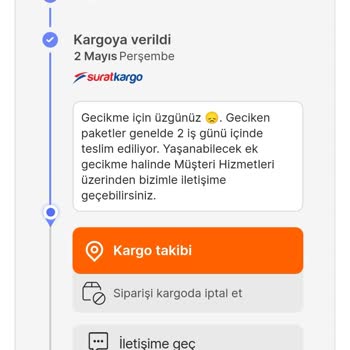 Sürat Kargo Aktarma Merkezinde Kargo Bekletilmesi Olayı...