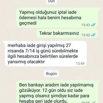 Sanal Yağ Market Ücret İadesi Yapmıyor