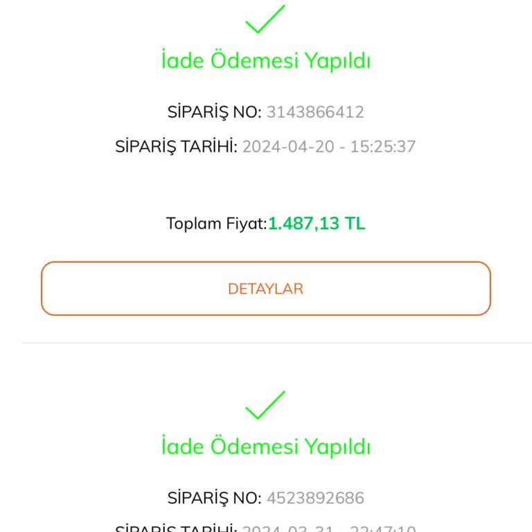 Avva Online Mağaza Sipariş İptali