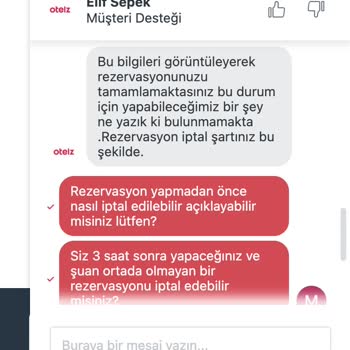 Otelz.com Ücretsiz İptal Saçmalığı