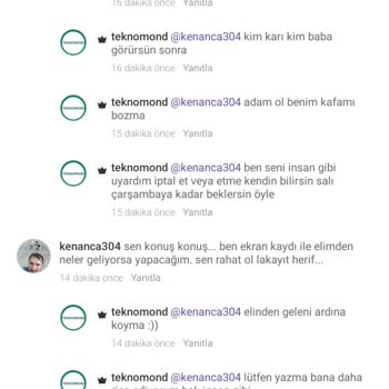 Trendyol Dolap Uygulaması Saygısız Satıcı...