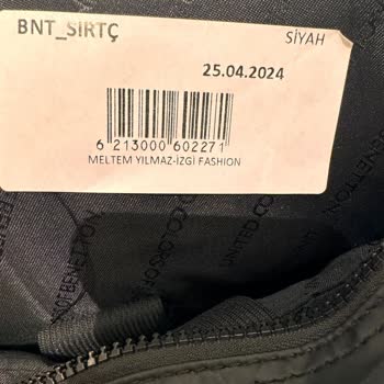 United Colors Benetton BNT_674 Siyah Sırt Çantası
