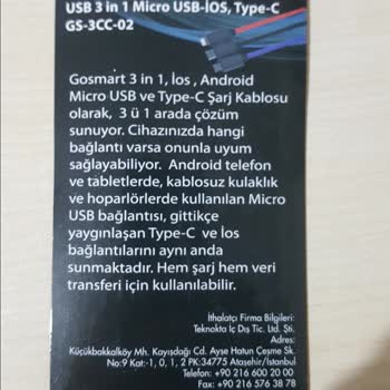 A101 Bozuk USB Kablo Satıyor