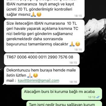 Eğitim Adaleti Derneği (Burs Başvurusu) Burs Endişe Duydum