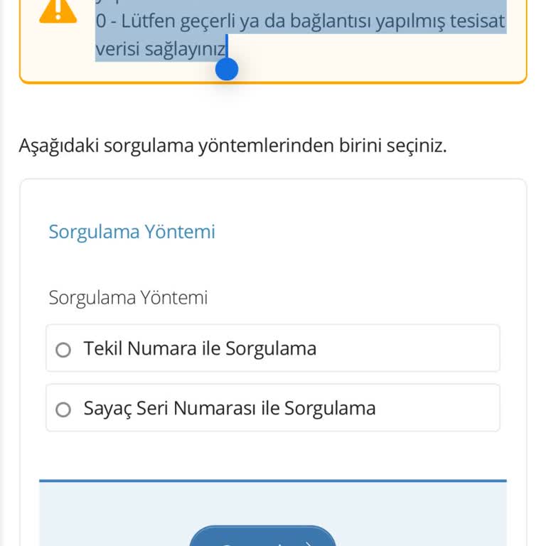 CK Boğaziçi Elektrik Abonelik Yapılamama Hatası