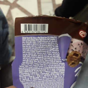 Algida Üretim Hatası Boş Dondurma